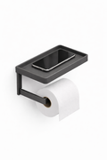 Bathroom Toilet Roll Holder with Shelf