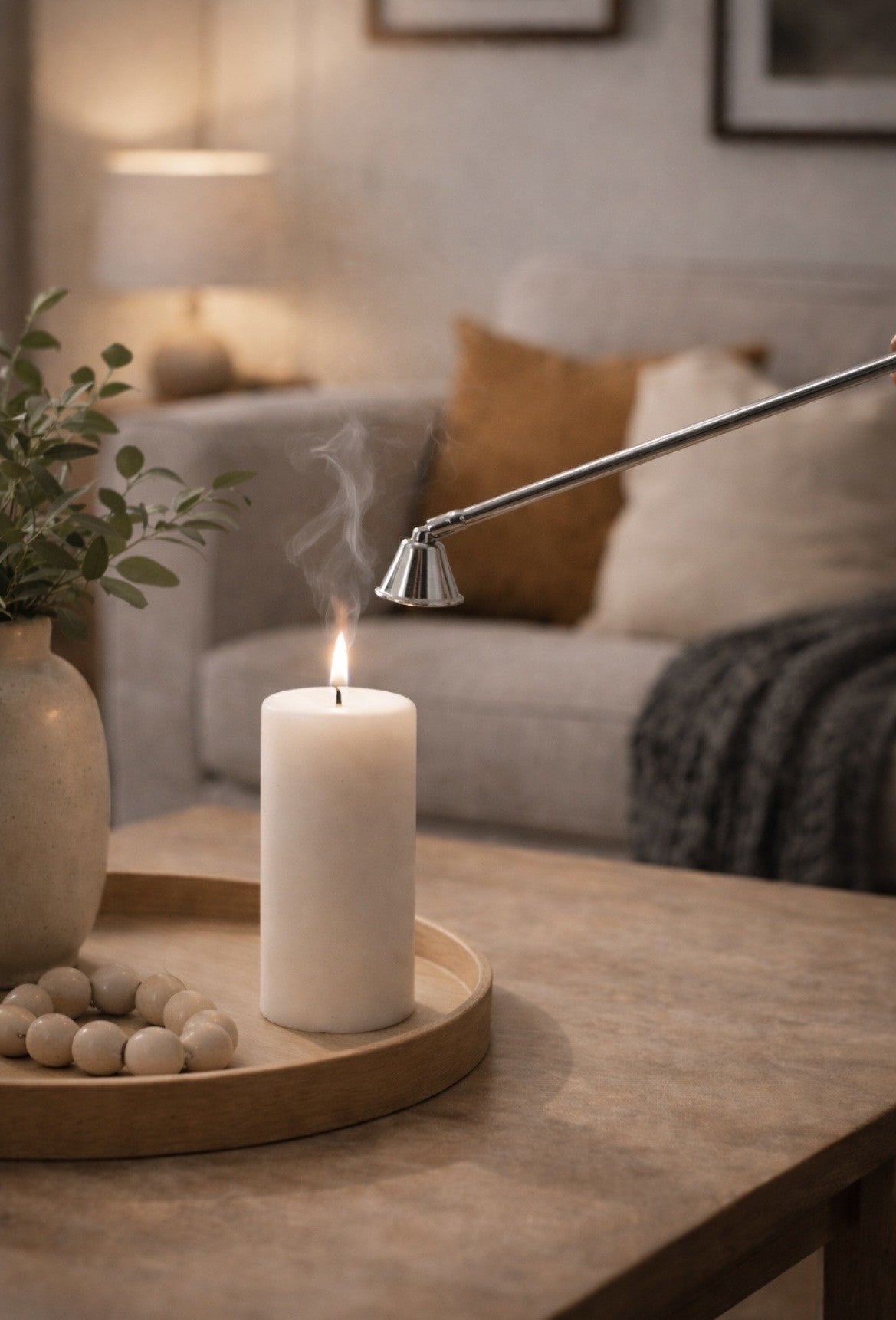 Stainless Steel Candle Snuffer with Long Handle